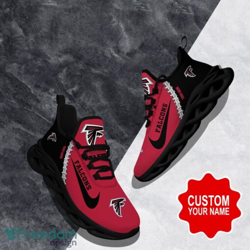 Atlanta Falcons Custom Name Limited Max Soul Shoes Sneakers For Sports Fans Gift Product Photo 1