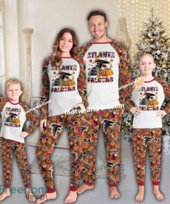 Atlanta Falcons Fall Christmas Family Pajamas Set Kid Men Women