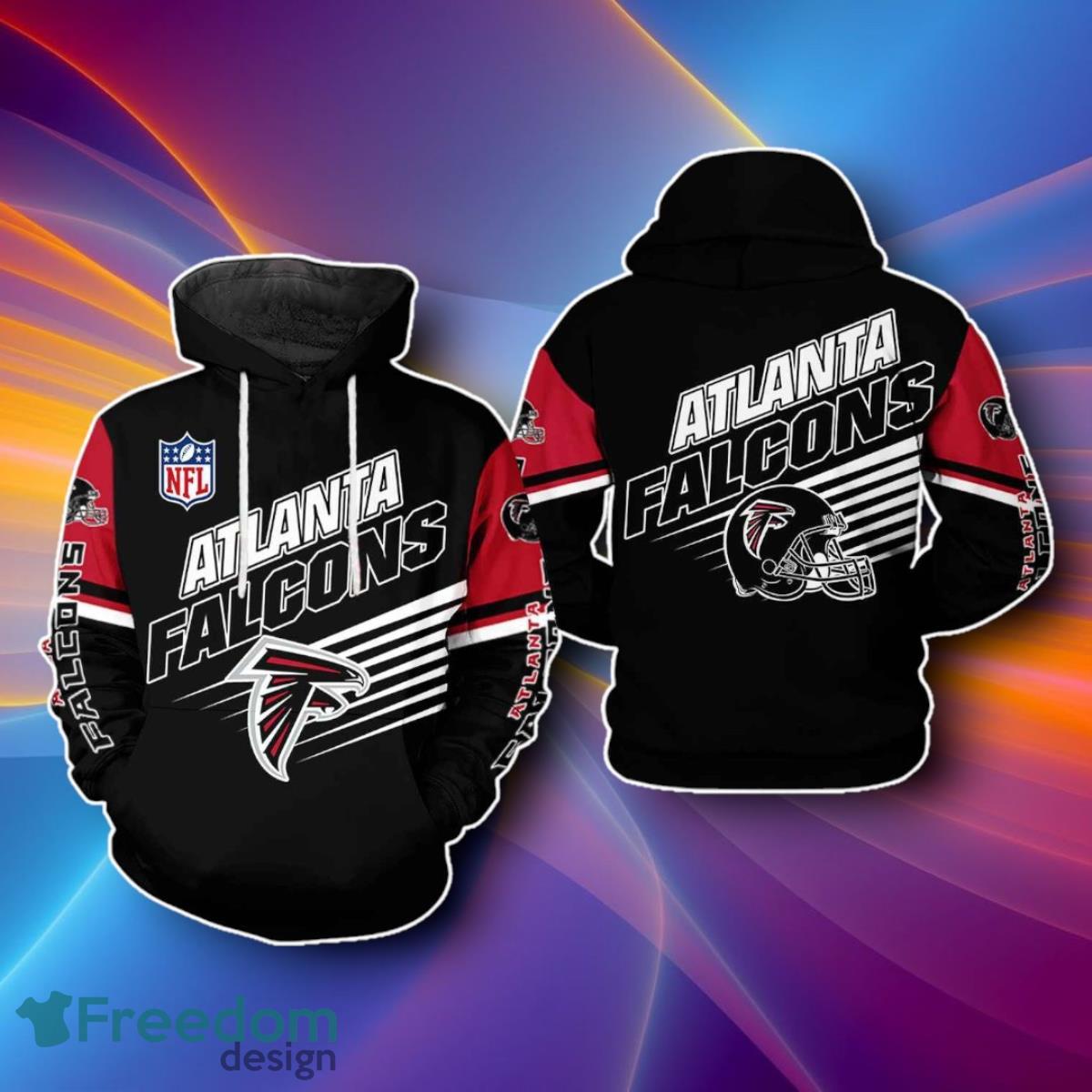 Atlanta Falcons NFL Team 3D Hoodies Unique Gift image Atlanta Falcons NFL Team 3D Hoodies Unique Gift Product Photo 1