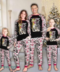 Atlanta Falcons Super Bowl Christmas Family Pajamas Set Kid Men Women