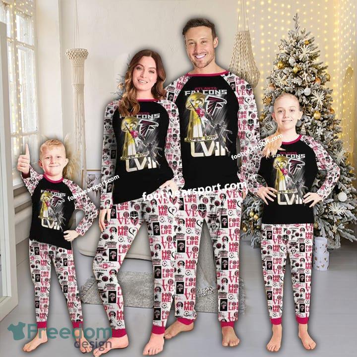 Atlanta Falcons Super Bowl Christmas Family Pajamas Set Kid Men Women image Atlanta Falcons Super Bowl Christmas Family Pajamas Set Kid Men Women - Atlanta Falcons Super Bowl Christmas Family Pajamas Set Kid Men Women