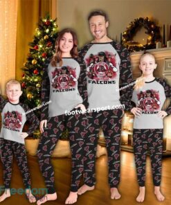 Atlanta Falcons Transfer Ugly Christmas Pajamas Set Family Kid Men Women