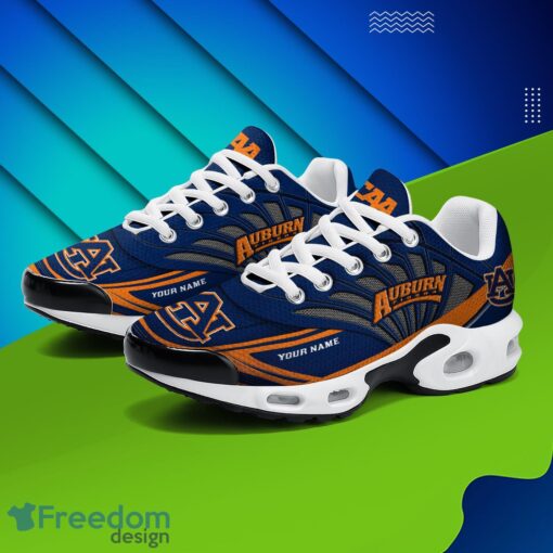 Auburn Tigers Air Cushion Sports Shoes Custom Name Gift For Fans Men Women Shoes Product Photo 2