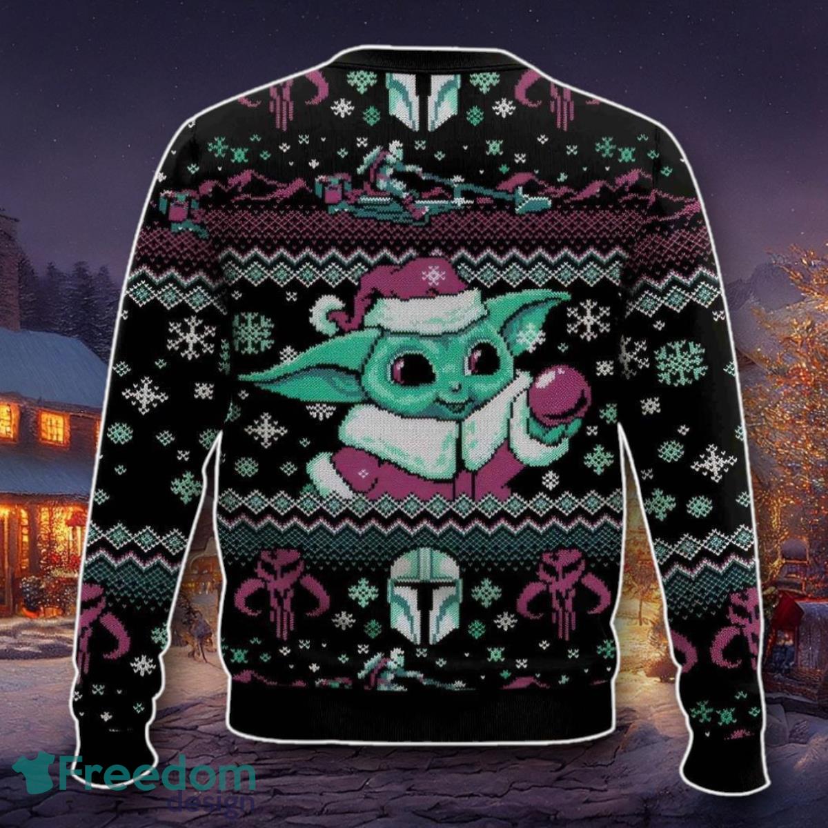 Baby Yoda Star Wars Ugly Sweater A Luxurious Gift image Baby Yoda Star Wars Ugly Sweater A Luxurious Gift Product Photo 2