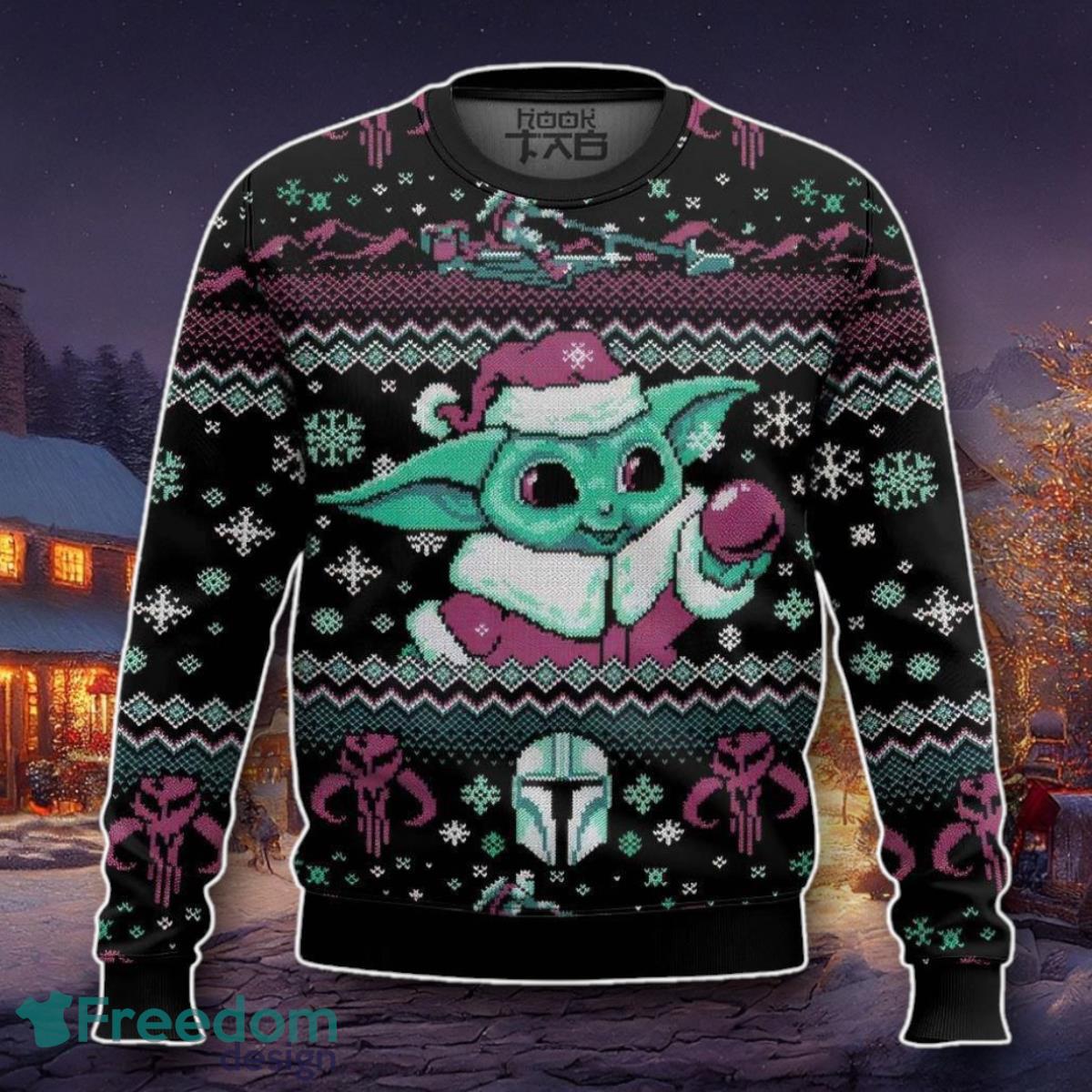 Baby Yoda Star Wars Ugly Sweater A Luxurious Gift image Baby Yoda Star Wars Ugly Sweater A Luxurious Gift Product Photo 1