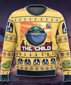 Baby Yoda The Child Mandalorion Star Wars Ugly Christmas Sweater A Luxurious Gift
