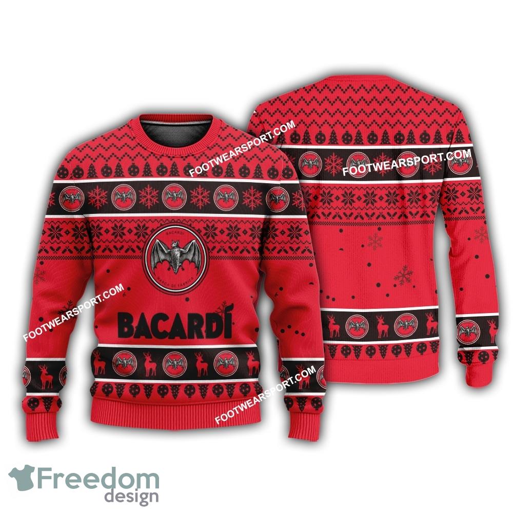 Bacardi Red Beer Logo Merry Xmas Knitted Sweater For Fans image Bacardi Red Beer Logo Merry Xmas Knitted Sweater For Fans - Bacardi Red Beer Logo Merry Xmas Knitted Sweater For Fans