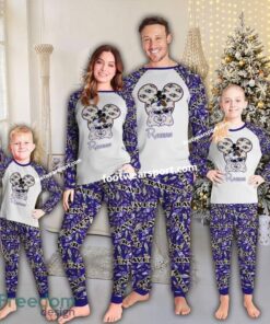 Baltimore Ravens Christmas Family Pajamas Set Kid Men Women