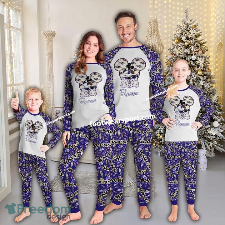 Baltimore Ravens Christmas Family Pajamas Set Kid Men Women image Baltimore Ravens Christmas Family Pajamas Set Kid Men Women - Baltimore Ravens Christmas Family Pajamas Set Kid Men Women