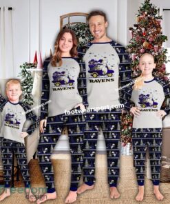 Baltimore Ravens Christmas Xmas Family Pajamas Set For Men Women Kid