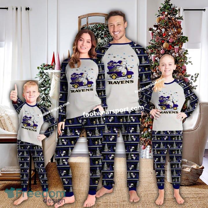Baltimore Ravens Christmas Xmas Family Pajamas Set For Men Women Kid image Baltimore Ravens Christmas Xmas Family Pajamas Set For Men Women Kid - Baltimore Ravens Christmas Xmas Family Pajamas Set For Men Women Kid