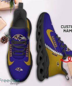 Baltimore Ravens Custom Name Limited Max Soul Shoes Sneakers For Sports Fans Gift Product Photo 3