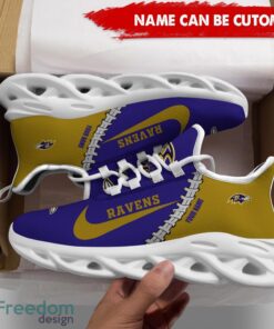 Baltimore Ravens Custom Name Limited Max Soul Shoes Sneakers For Sports Fans Gift Product Photo 5