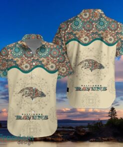 Baltimore Ravens Hawaiian Shirt Custom Name Special Gift For Men And
