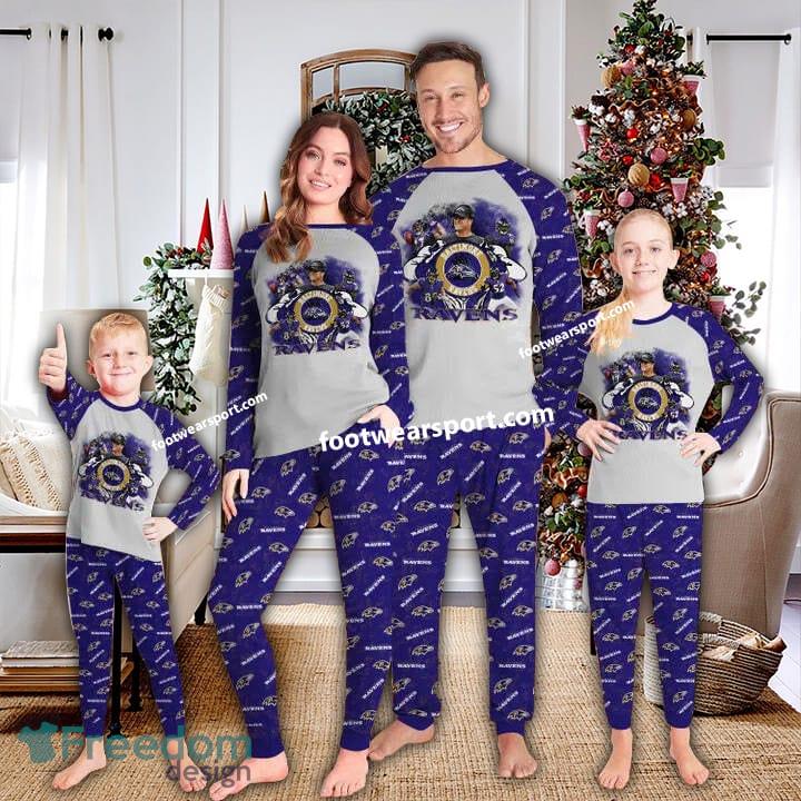 Baltimore Ravens Transfer Xmas Family Pajamas Set Kid Men Women image Baltimore Ravens Transfer Xmas Family Pajamas Set Kid Men Women - Baltimore Ravens Transfer Xmas Family Pajamas Set Kid Men Women