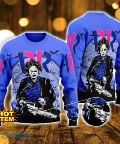 Baskin Robbins Horror Halloween AOP Sweater For Men And Women Halloween Gift