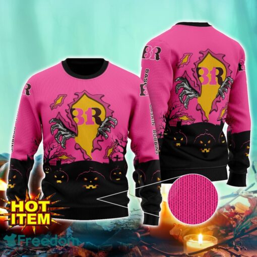 Baskin Robbins Scary Night Halloween Hand Pull Out Halloween 3D Sweater For Men and Women Product Photo 1