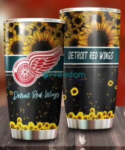 Beautiful Sunflower Detroit Red Wings NHL Tumbler – G Fanatics