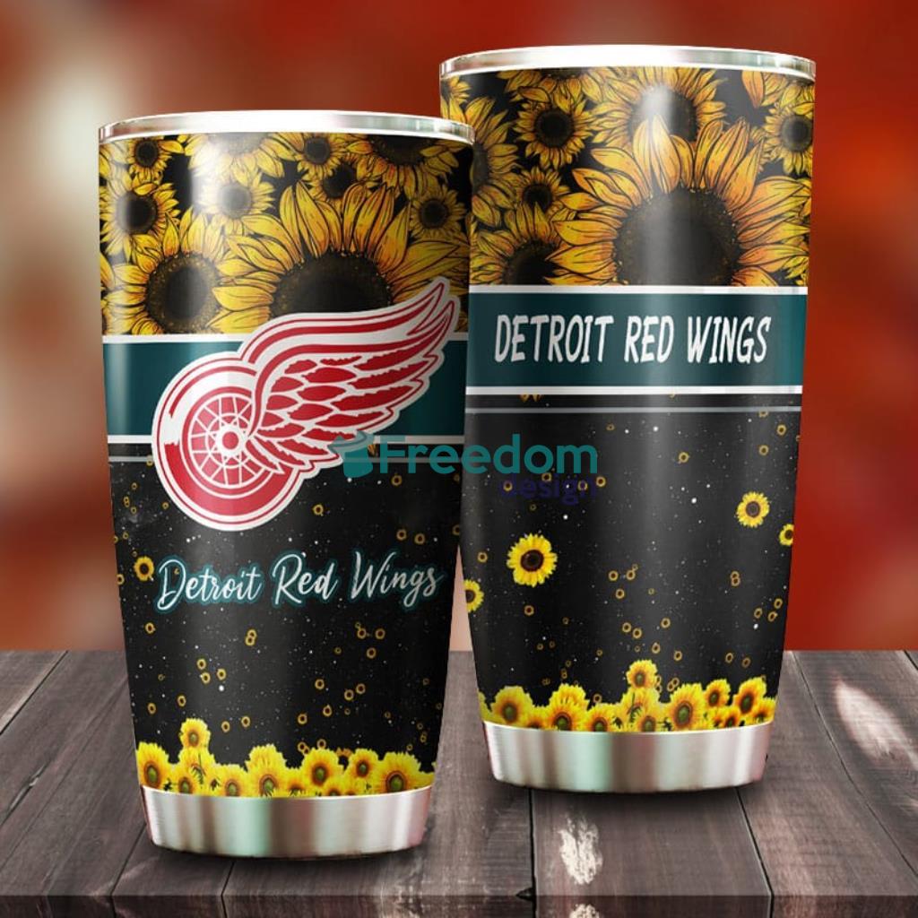 Beautiful Sunflower Detroit Red Wings NHL Tumbler G Fanatics image Beautiful Sunflower Detroit Red Wings NHL Tumbler - G Fanatics Product Photo 1
