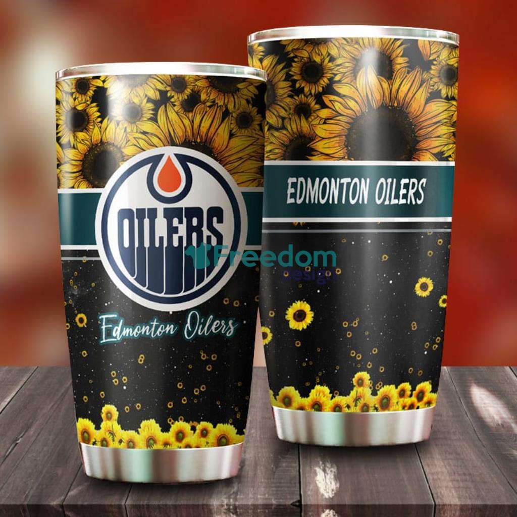 Beautiful Sunflower Edmonton Oilers NHL Tumbler G Fanatics image Beautiful Sunflower Edmonton Oilers NHL Tumbler - G Fanatics Product Photo 1