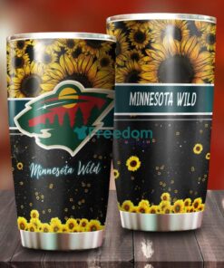 Beautiful Sunflower Minnesota Wild NHL Tumbler – G Fanatics