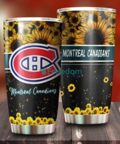 Beautiful Sunflower Montreal Canadians NHL Tumbler – G Fanatics