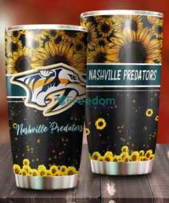 Beautiful Sunflower Nashville Predators NHL Tumbler – G Fanatics