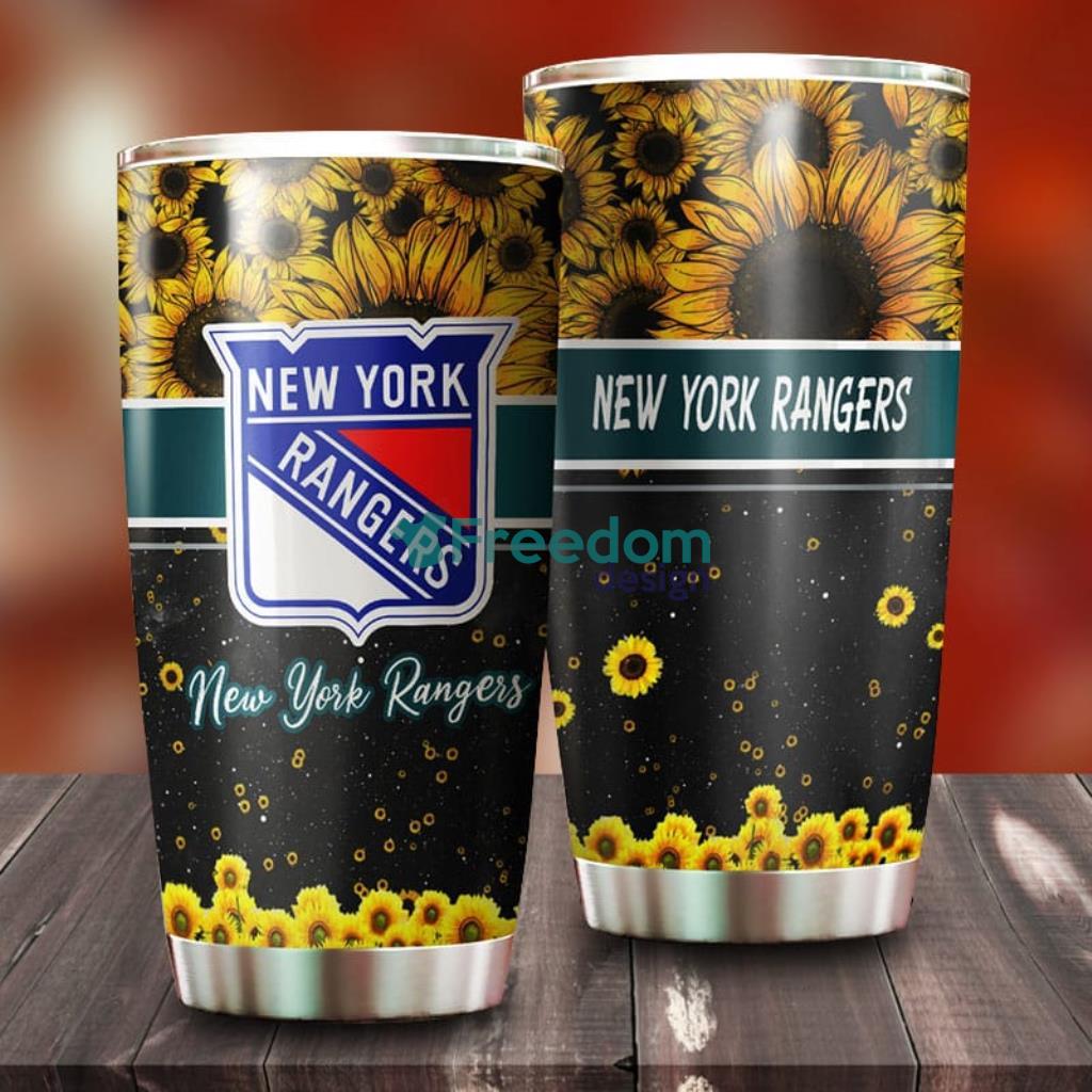 Beautiful Sunflower New York Rangers NHL Tumbler G Fanatics image Beautiful Sunflower New York Rangers NHL Tumbler - G Fanatics Product Photo 1