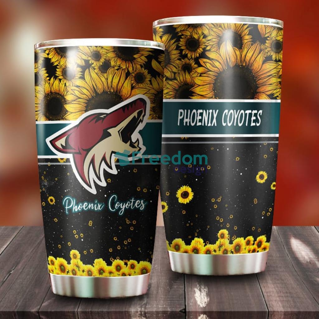 Beautiful Sunflower Phoenix Coyotes NHL Tumbler G Fanatics image Beautiful Sunflower Phoenix Coyotes NHL Tumbler - G Fanatics Product Photo 1