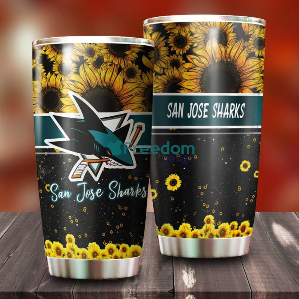 Beautiful Sunflower San Jose Sharks NHL Tumbler G Fanatics image Beautiful Sunflower San Jose Sharks NHL Tumbler - G Fanatics Product Photo 1