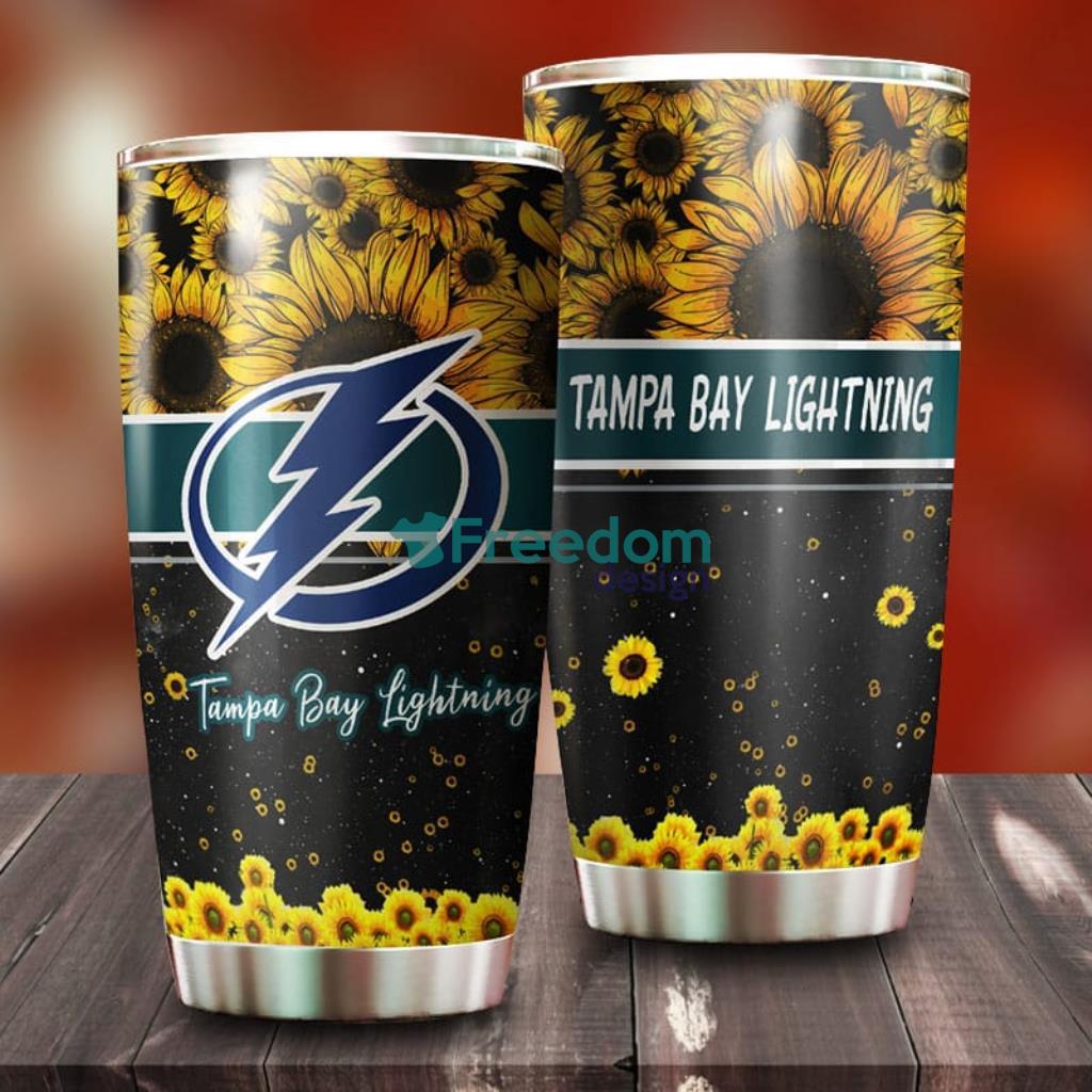 Beautiful Sunflower Tampa Bay Lightning NHL Tumbler G Fanatics image Beautiful Sunflower Tampa Bay Lightning NHL Tumbler - G Fanatics Product Photo 1