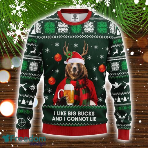 Beer Bear Ugly Christmas Sweater Amazing Gift Christmas Gift For Men And Women Product Photo 1