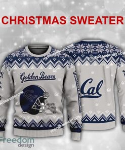 Best Design Helmet California Golden Bears Christmas Sweater For Men Women