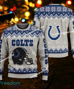 Best Design Helmet Indianapolis Colts Christmas Sweater For Men Women