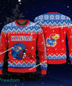 Best Design Helmet Kansas Jayhawks Xmas Sweater Gift For Adult