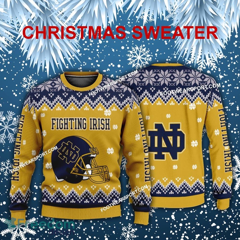 Best Design Helmet Notre Dame Fighting Irish Christmas Sweater For Men Women image Best Design Helmet Notre Dame Fighting Irish Christmas Sweater For Men Women - Best Design Helmet Notre Dame Fighting Irish Christmas Sweater For Men Women