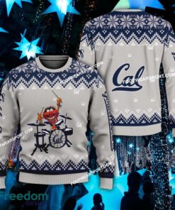 Best Design Muppets Play Drums California Golden Bears Xmas Sweater Gift For Adult