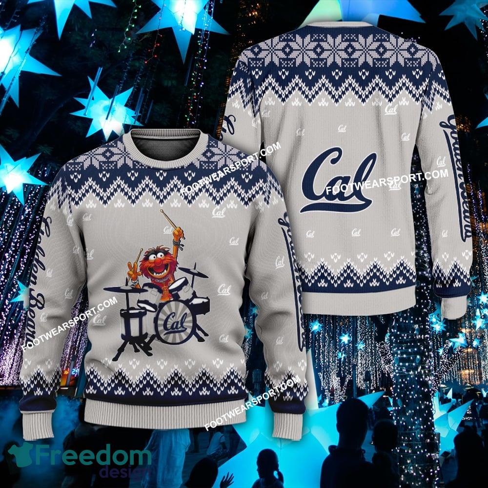 Best Design Muppets Play Drums California Golden Bears Xmas Sweater Gift For Adult image Best Design Muppets Play Drums California Golden Bears Xmas Sweater Gift For Adult - Best Design Muppets Play Drums California Golden Bears Xmas Sweater Gift For Adult