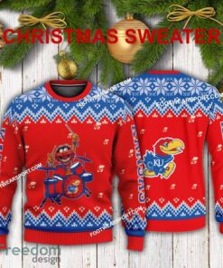 Best Design Muppets Play Drums Kansas Jayhawks Christmas Sweater For Men Women