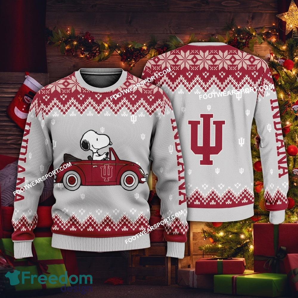 Best Design Snoopy Driving Car Indiana Hoosiers Christmas Sweater Gift Holidays image Best Design Snoopy Driving Car Indiana Hoosiers Christmas Sweater Gift Holidays - Best Design Snoopy Driving Car Indiana Hoosiers Christmas Sweater Gift Holidays