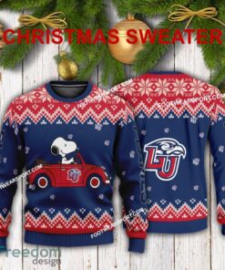 Best Design Snoopy Driving Car Liberty Flames Xmas Sweater Gift Holidays