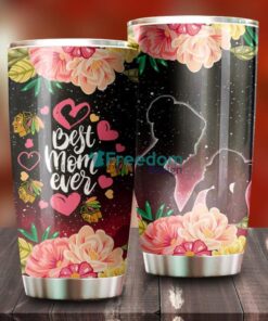 Best Mom Ever Cool Flower Chicago Blackhawks NHL Tumbler – G Fanatics