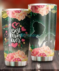 Best Mom Ever Cool Flower Minnesota Wild NHL Tumbler – G Fanatics