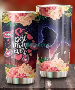 Best Mom Ever Cool Flower Montreal Canadians NHL Tumbler – G Fanatics