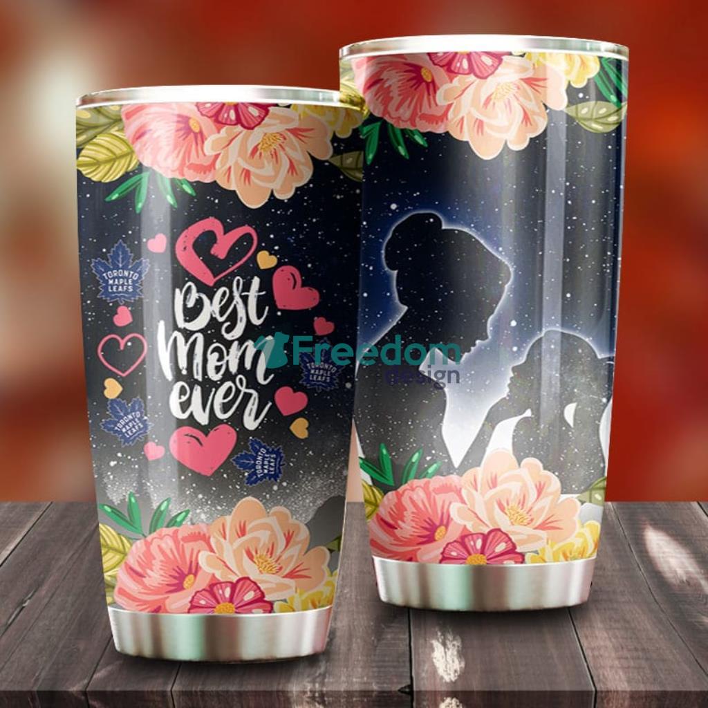Best Mom Ever Cool Flower Toronto Maple Leafs NHL Tumbler G Fanatics image Best Mom Ever Cool Flower Toronto Maple Leafs NHL Tumbler - G Fanatics Product Photo 1