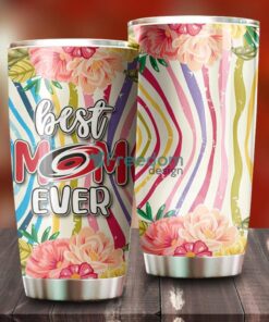 Best Mom Ever Flower Carolina Hurricanes NHL Tumbler For Everyone