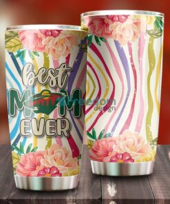Best Mom Ever Flower Minnesota Wild NHL Tumbler For Everyone
