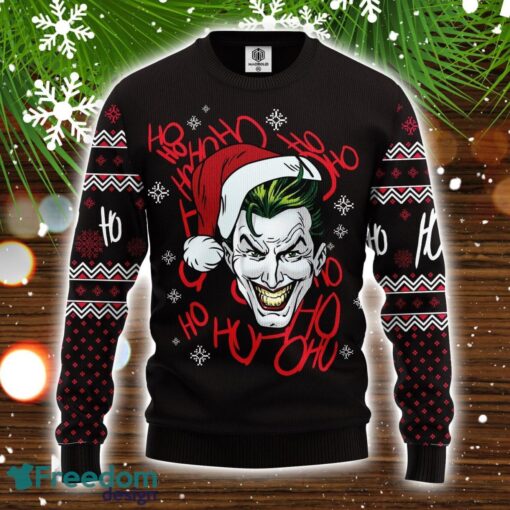 Black Joker Ugly Christmas Sweater Amazing Gift Christmas Gift For Men And Women Product Photo 1