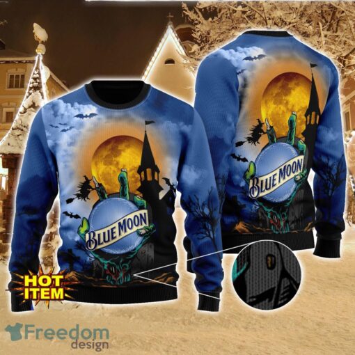 Blue Moon Halloween 3D Sweater Halloween Gift For Men And Women Product Photo 1