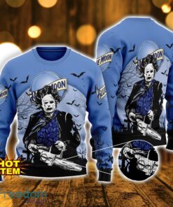 Blue Moon Horror Halloween AOP Sweater For Men And Women Halloween Gift